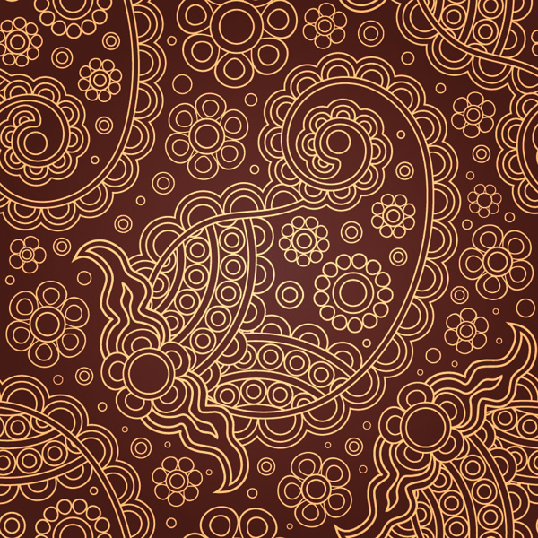 free vector Five gorgeous pattern vector